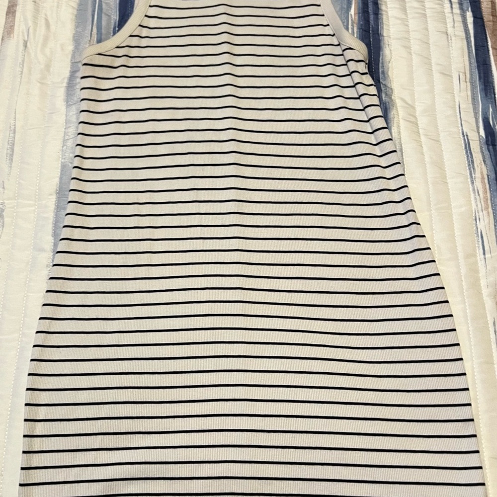 Striped Sleeveless Dress